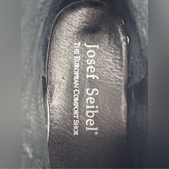 Josef Seibel Leather Tina Heel Ankle Boots size 40/8.5 - Picture 11 of 14